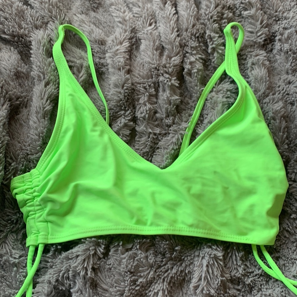 Green bikini top